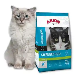 Arion Karma Sucha Dla Kota Original Cat Sterlised Chicken 7,5 Kg