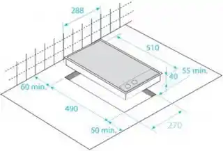 Beko Płyta ceramiczna HDMC32400TX 30cm 3000W