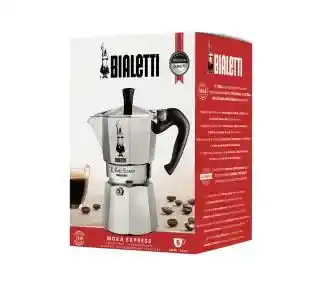 Bialetti Kawiarka Moka Express 6 TZ Srebrno-czarny 300 ml