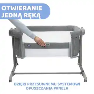 Chicco Łóżeczko Next2Me Magic Evo Dark grey