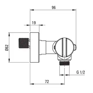 Deante Bateria prysznicowa termostatyczna Titanium BCH_D4BT