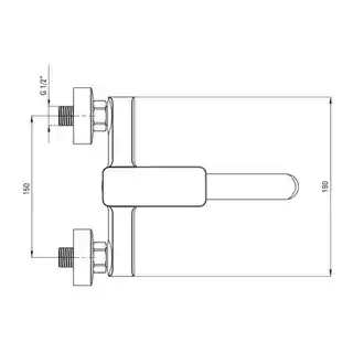 Deante Bateria umywalkowa Maro BLO-050M Chrom