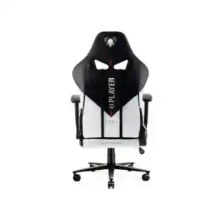 Diablo Chairs X-Player 2.0 Kids Size Dla dzieci do 120kg Skóra ECO Tkanina Czarno-biały Fotel gamingowy