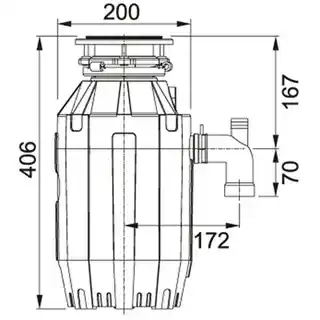 Franke Rozdrabniacz TURBO ELITE TE-125 134.0535.242