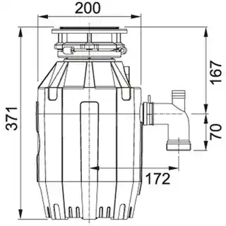 Franke Rozdrabniacz TURBO ELITE TE-75 134.0535.241