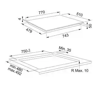 Franke Smart FSM 804 I B BK 74,3cm płyta indukcyjna