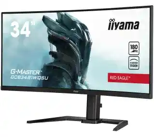 Iiyama G-Master Red Eagle GCB3481WQSU-B1 34 UWQHD VA 180Hz 100Hz HDMI 0,3ms MPRT Zakrzywiony Gamingowy Monitor LED