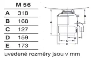 Insinkerator Młynek do rozdrabniania odpadów Model 56