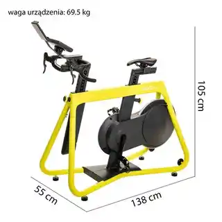 KETTLER Rower spinningowy Hoi Frame+ Żółty