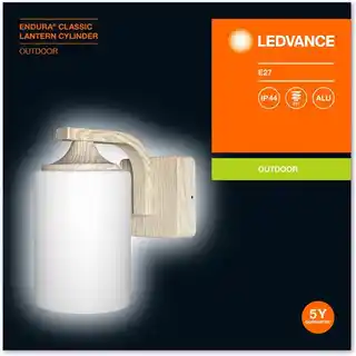 Ledvance Kinkiet zewnętrzny Endura Classic Lantern Cylinder WD Drewniany