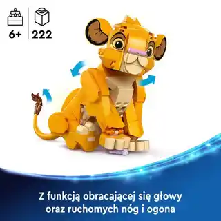 Lego Disney Classic 43243 Król Lew - lwiątko Simba