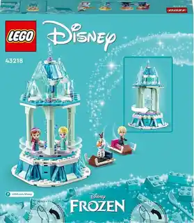 Lego Magiczna karuzela Anny i Elzy 43218