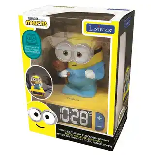 Lexibook Budzik z lampką nocną Minionki RL800DES