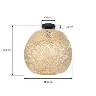 Lindby Dabila Lampa Sufitowa Bamboo 10012820