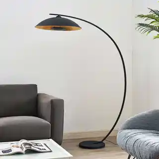 Lindby Emilienne Lampa Podłogowa Black/Gold 9626571