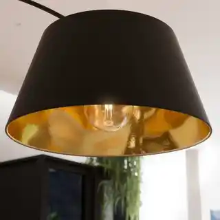 Lindby Esti Lampa Podłogowa Black/Gold 9624456