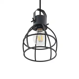 Lindby Flintos 4 Lampa Wisząca Black 9628356