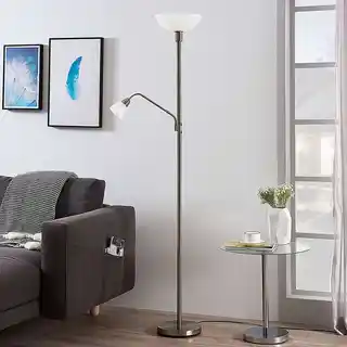 Lindby Jost Lampa Podłogowa Nickel 9621314