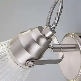 Lindby Kara Lampa Ścienna IP44 Nickel/Clear 9620681