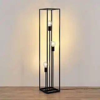 Lindby Krisha Lampa Podłogowa Black 9627257