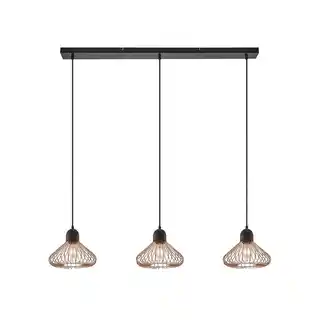 Lindby Metehan 3 Lampa Wisząca Copper 9628360