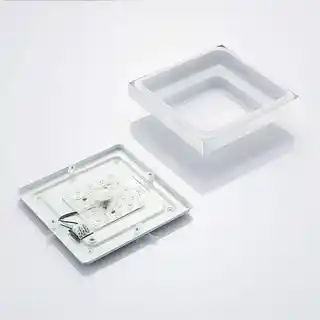 Lindby Mirco Square LED Lampa Sufitowa L27 Alu/White 9624954