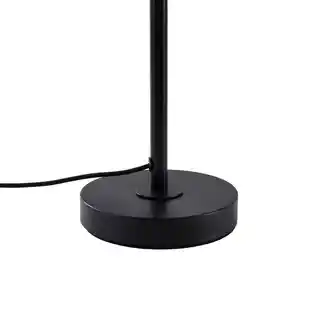 Lindby Nerys Lampa Stołowa Black/Wood 10020386