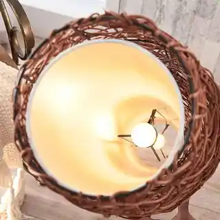 Lindby Nias Lampa Podłogowa Brown/White 9624091