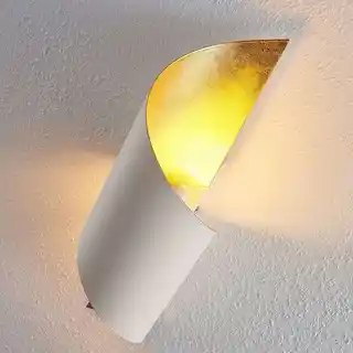 Lindby Vanni Lampa Ścienna White/Gold 9624316