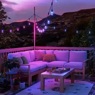 Nanoleaf Lampki zewnętrzne Essentials Smart Multicolour Outdoor String Light Starter Kit 20 szt.