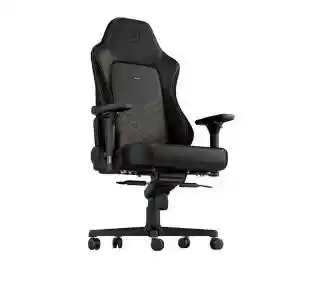 Noblechairs HERO Black Gold Gamingowy do 150kg Skóra ECO Czarno-złoty Fotel gamingowy