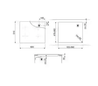 Smeg SI4642B 60cm Płyta indukcyjna