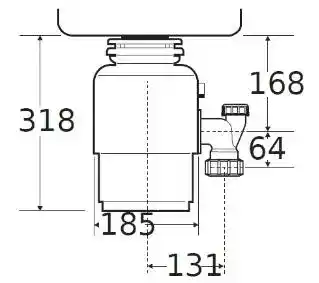 Teka Młynek do rozdrabniania odpadów TR 750