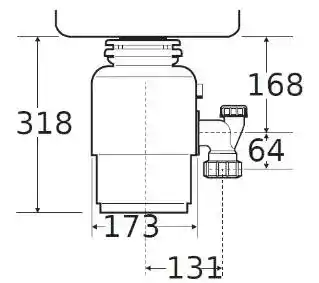 Teka TR 550 Młynek do odpadów