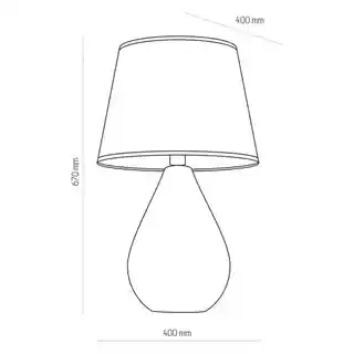 TK Lighting lampa stołowa nocna LACRIMA 5453