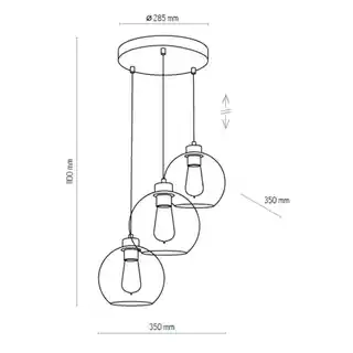 TK Lighting Lampa wisząca CUBUS 2831