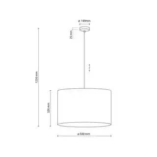 TK Lighting Lampa wisząca JUTA 6582