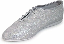 Roch Valley Srebrne hologramowe buty jazzowe 39 srebrne