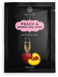 PEACH & SPARKLING WINE MASSAGE OIL 10 ML