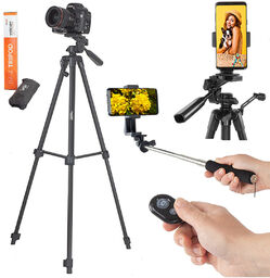 Statyw CG-1050 z adapterem, pilotem, selfie stick