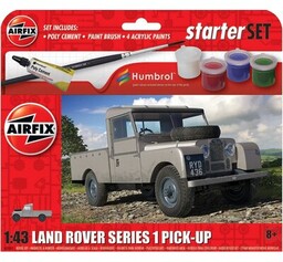 AIRFIX Samochód Starter Set Land Rover Series 1