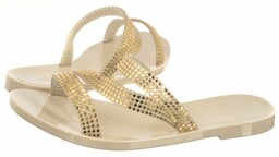 Klapki Melissa Siena Slide AD 33989/AS885 Beige/Gold (ML290-a)