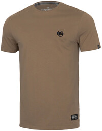 Pit Bull T-Shirt Koszulka Lekka Small Logo Brown