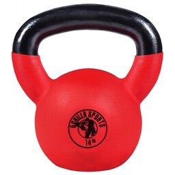 14 kg Kettlebell żeliwny z gumową powłoką Gorilla