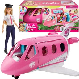 Barbie, lalka Pilotka z samolotem, GJB33