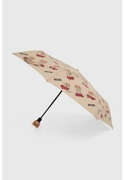 Moschino parasol kolor beżowy