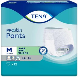 TENA Proskin Pants Super M majtki chłonne, 12