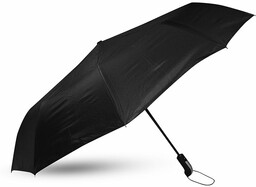 Parasol Składany, Czarny Parasolka Automatyczna, z Pokrowcem -Pako