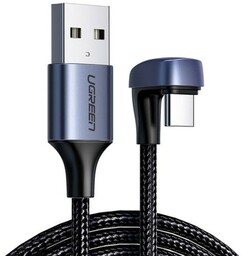 Ugreen Kabel kątowy USB-A / USB-C Quick Charge