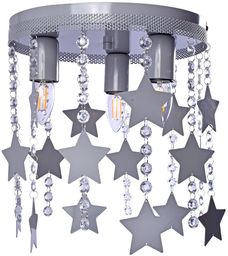 Milagro STAR MLP1130 plafon lampa sufitowa metal szary